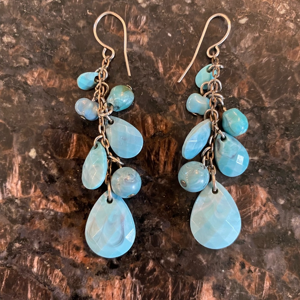 Silver and Turquoise Earrings